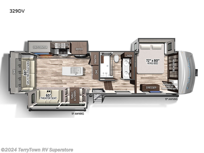 2022 Palomino Columbus 329DV - New Fifth Wheel For Sale by TerryTown RV Superstore in Grand Rapids, Michigan