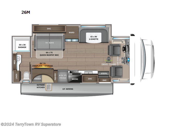 2023 Jayco Redhawk 26M - New Class C For Sale by TerryTown RV Superstore in Grand Rapids, Michigan
