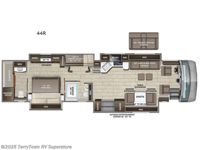 2023 Entegra Coach Aspire 44R - New Class A For Sale by TerryTown RV Superstore in Grand Rapids, Michigan