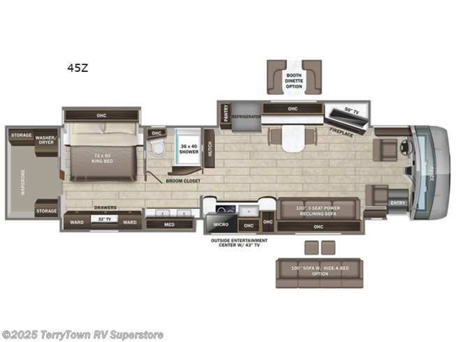 2024 Entegra Coach Cornerstone 45Z - New Class A For Sale by TerryTown RV Superstore in Grand Rapids, Michigan