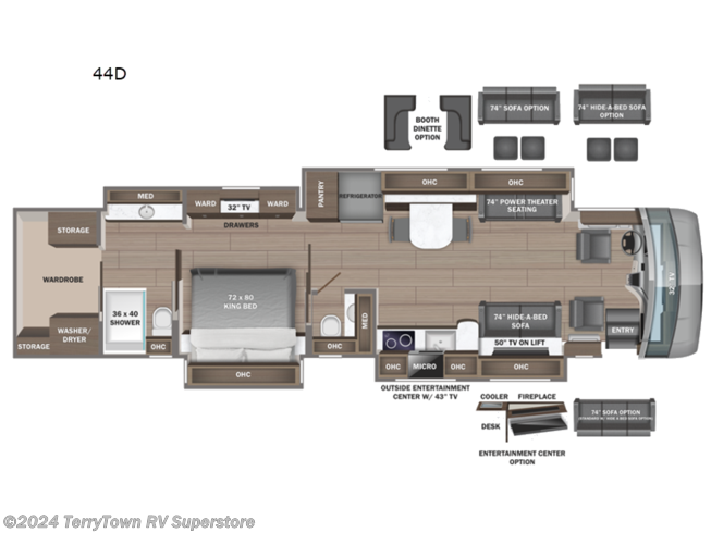 2024 Entegra Coach Aspire 44D - New Class A For Sale by TerryTown RV Superstore in Grand Rapids, Michigan