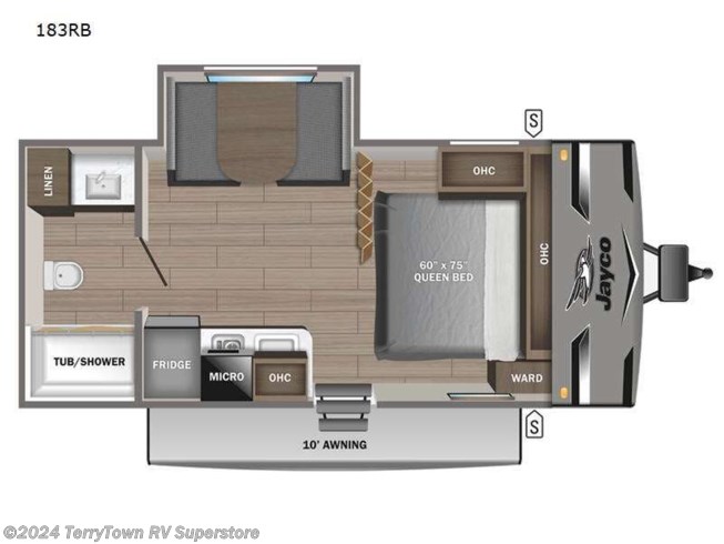 2024 Jayco Jay Flight SLX 183RB - New Travel Trailer For Sale by TerryTown RV Superstore in Grand Rapids, Michigan