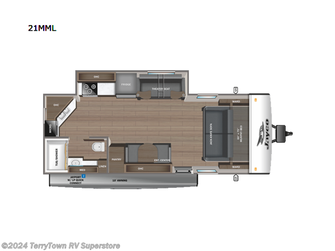 2024 Jayco Jay Feather 21MML - New Travel Trailer For Sale by TerryTown RV Superstore in Grand Rapids, Michigan