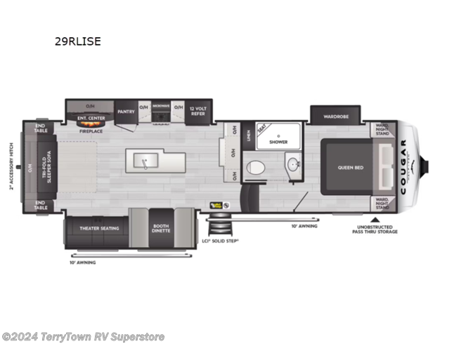 2024 Keystone Cougar Half-Ton 29RLISE - New Fifth Wheel For Sale by TerryTown RV Superstore in Grand Rapids, Michigan