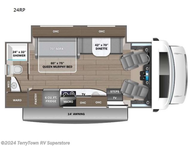 2023 Jayco Melbourne Prestige 24RP - New Class C For Sale by TerryTown RV Superstore in Grand Rapids, Michigan