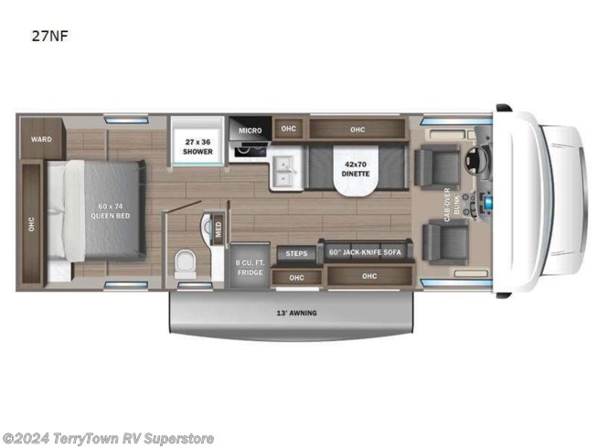 2023 Jayco Redhawk SE 27NF - New Class C For Sale by TerryTown RV Superstore in Grand Rapids, Michigan