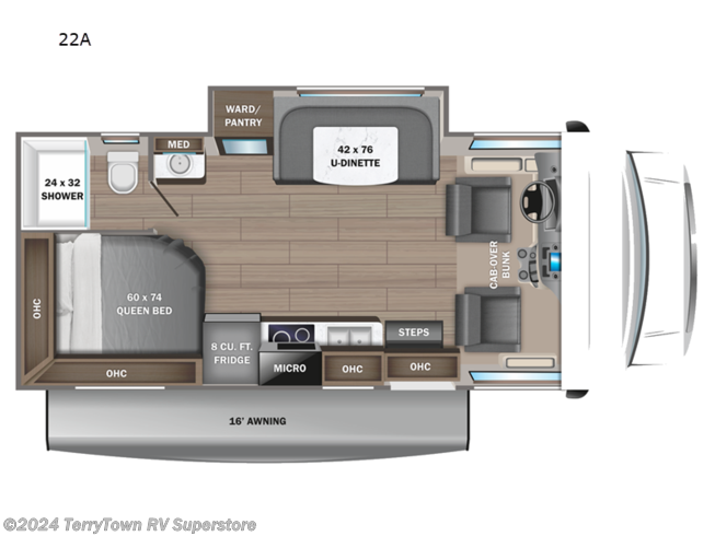 2023 Jayco Redhawk SE 22AF - New Class C For Sale by TerryTown RV Superstore in Grand Rapids, Michigan