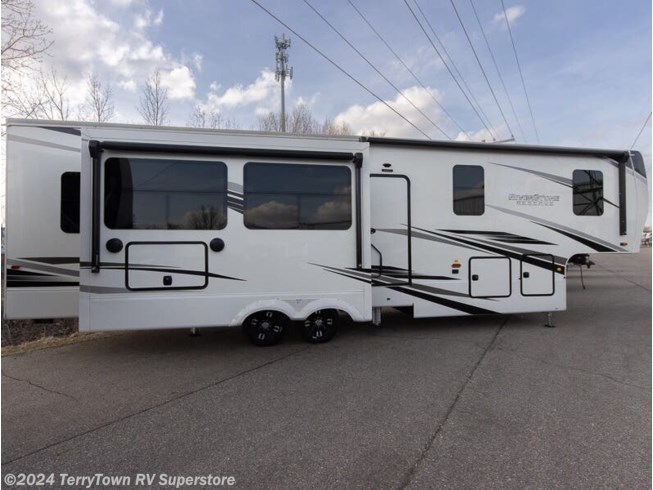 2022 Riverstone Reserve Series 3850RK by Forest River from TerryTown RV Superstore in Grand Rapids, Michigan