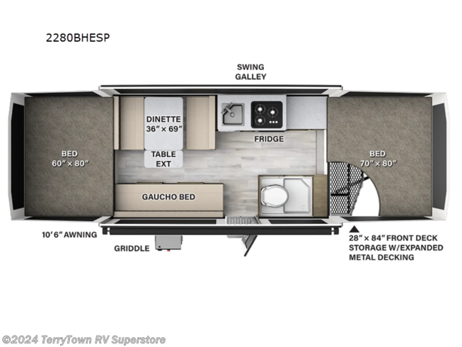 2024 Forest River Rockwood Extreme Sports 2280BHESP - New Popup For Sale by TerryTown RV Superstore in Grand Rapids, Michigan