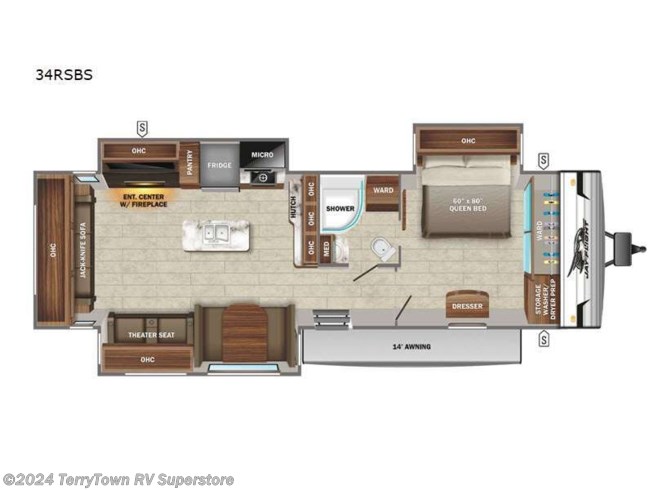 2022 Jayco Jay Flight 34RSBS - New Travel Trailer For Sale by TerryTown RV Superstore in Grand Rapids, Michigan