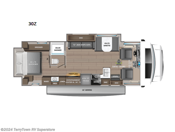 New 2023 Jayco Greyhawk 30Z available in Grand Rapids, Michigan