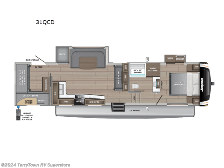 New 2025 Jayco Eagle HT 31QCD available in Grand Rapids, Michigan