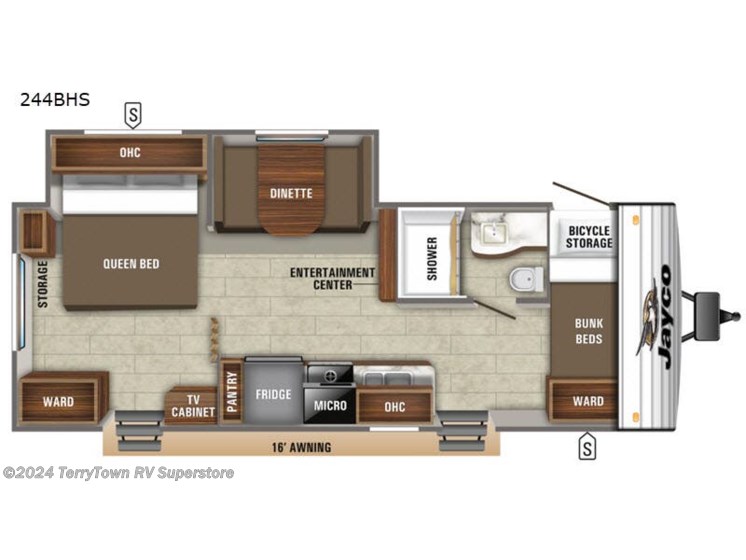 Used 2019 Jayco Jay Flight SLX 8 244BHS available in Grand Rapids, Michigan