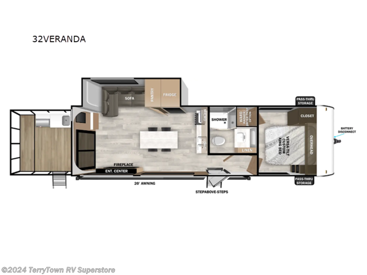 New 2025 Forest River Salem 32VERANDA available in Grand Rapids, Michigan