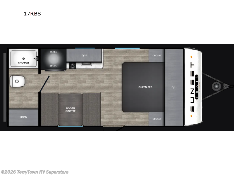 2026 CrossRoads Sunset Trail Select 17RBS - New Travel Trailer For Sale by TerryTown RV Superstore in Grand Rapids, Michigan