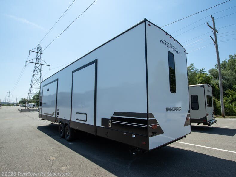 New 2026 Forest River Sandpiper Destination Trailers 389HBFL available in Grand Rapids, Michigan