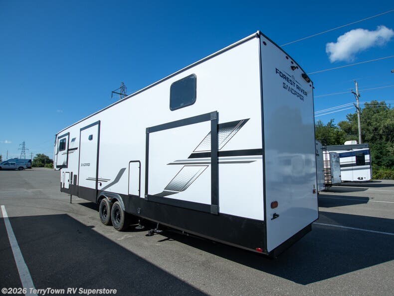 New 2026 Forest River Sandpiper 3990FL available in Grand Rapids, Michigan