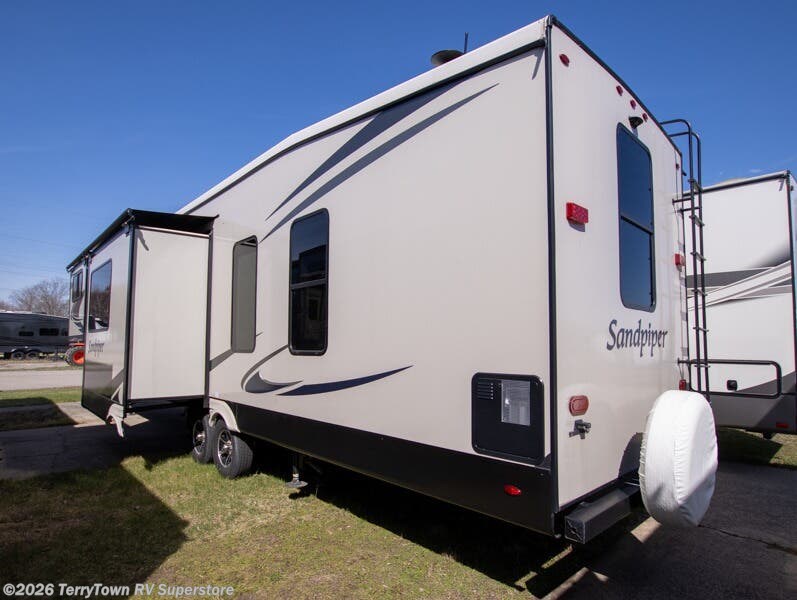 Used 2021 Forest River Sandpiper C-Class 3550FL available in Grand Rapids, Michigan