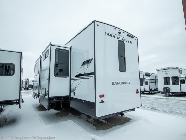 New 2026 Forest River Sandpiper 3710HBFB available in Grand Rapids, Michigan