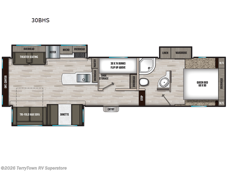 2023 Coachmen Chaparral Lite 30BHS - New Fifth Wheel For Sale by TerryTown RV Superstore in Grand Rapids, Michigan features Slideout