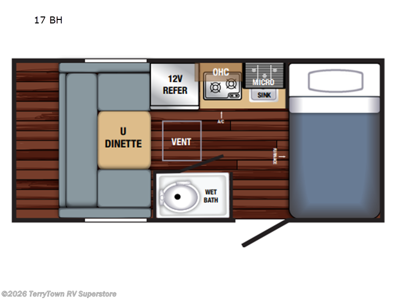2024 Braxton Creek Bushwhacker Plus 17BH - Used Travel Trailer For Sale by TerryTown RV Superstore in Grand Rapids, Michigan