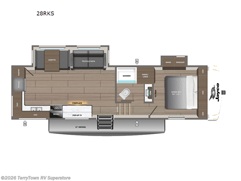 2026 Jayco Eagle SLE 28RKS - New Fifth Wheel For Sale by TerryTown RV Superstore in Grand Rapids, Michigan features Slideout