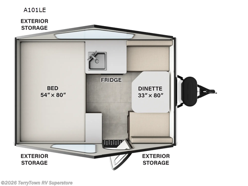 2026 Forest River Rockwood Hardside Series A101LE - New Popup For Sale by TerryTown RV Superstore in Grand Rapids, Michigan