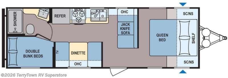 2019 Coleman Lantern Series 274BH - Used Travel Trailer For Sale by TerryTown RV Superstore in Grand Rapids, Michigan