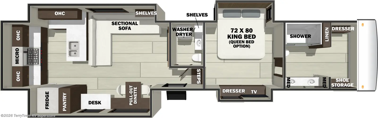 New 2026 Forest River RiverStone 43BFC available in Grand Rapids, Michigan