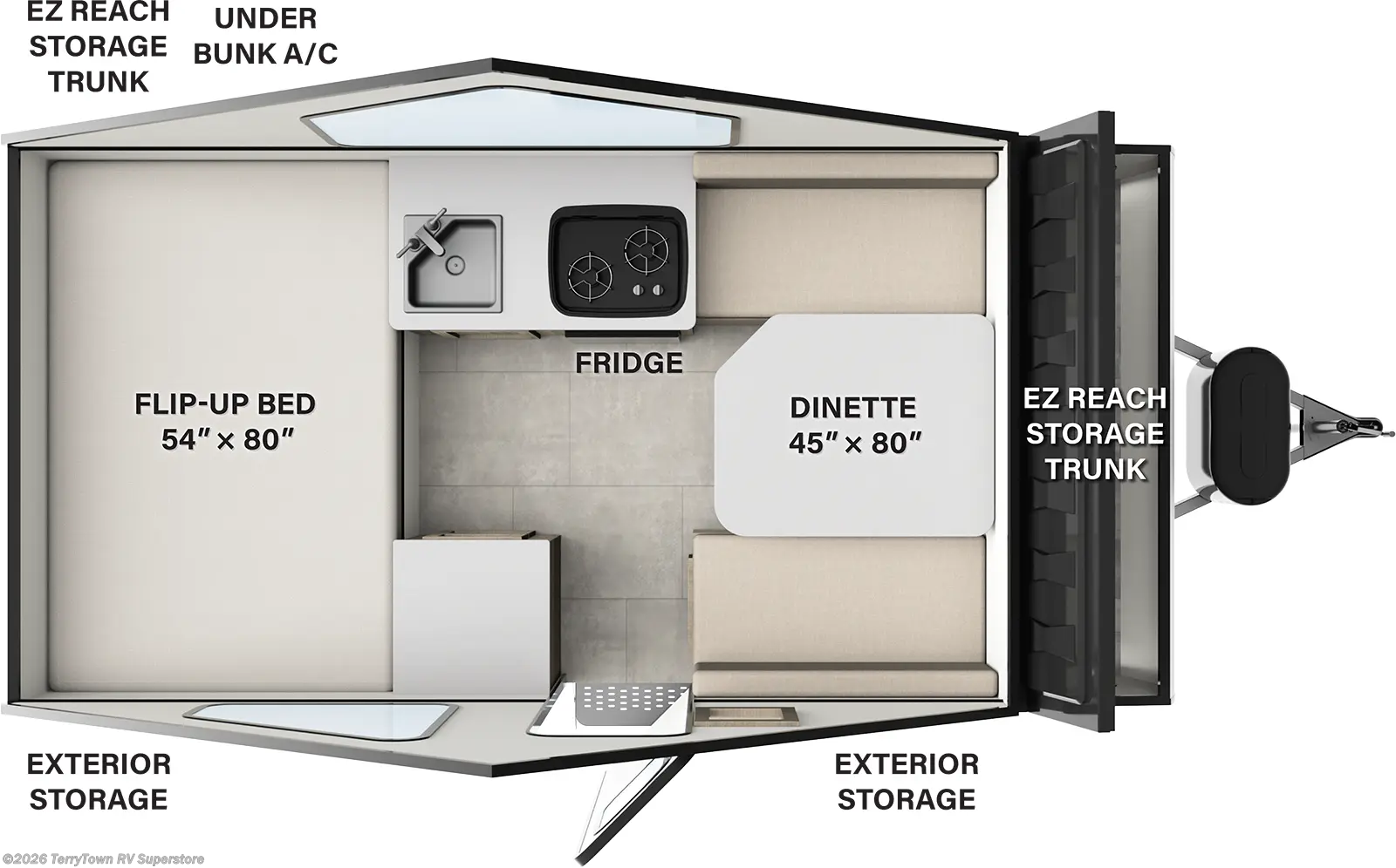 2026 Forest River Rockwood Hardside A122S - New Popup For Sale by TerryTown RV Superstore in Grand Rapids, Michigan