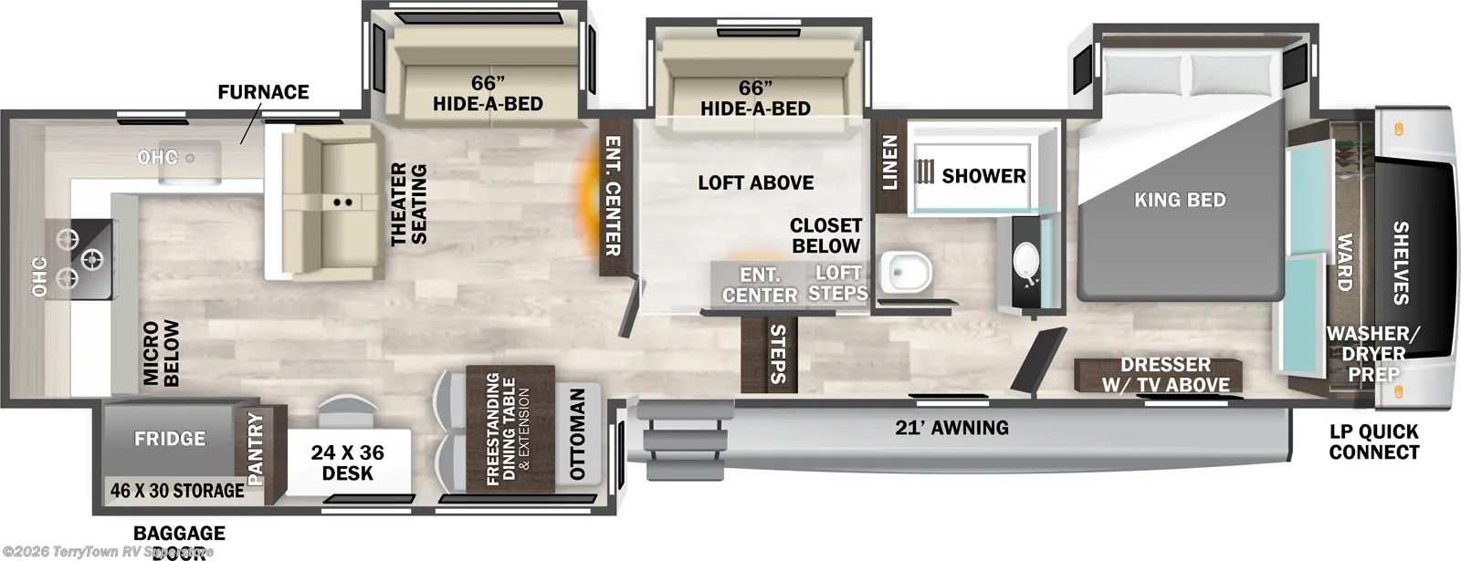 2026 Cedar Creek Experience 39RKB by Forest River from TerryTown RV Superstore in Grand Rapids, Michigan