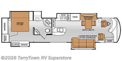 2015 Thor Motor Coach Tuscany 40KQ - Used Class A For Sale by TerryTown RV Superstore in Grand Rapids, Michigan