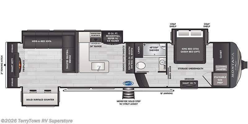 2024 Keystone Montana 3531RE - Used Fifth Wheel For Sale by TerryTown RV Superstore in Grand Rapids, Michigan