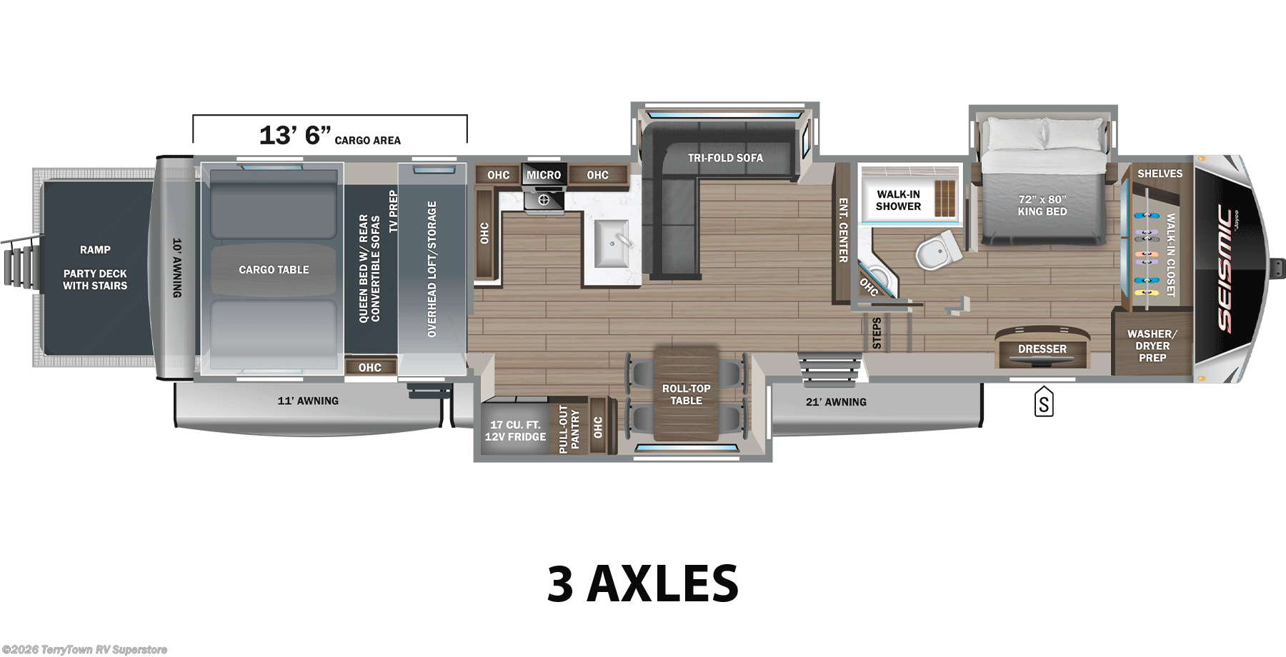 2026 Jayco Seismic 399 - New Toy Hauler For Sale by TerryTown RV Superstore in Grand Rapids, Michigan