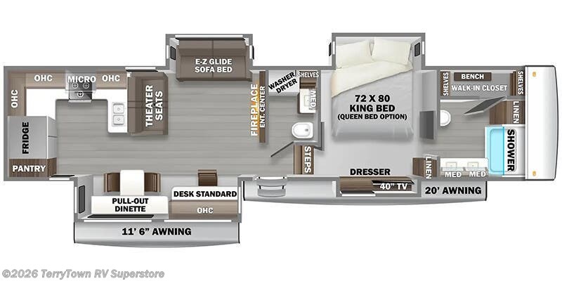 2026 Forest River RiverStone 39RKFB - New Fifth Wheel For Sale by TerryTown RV Superstore in Grand Rapids, Michigan