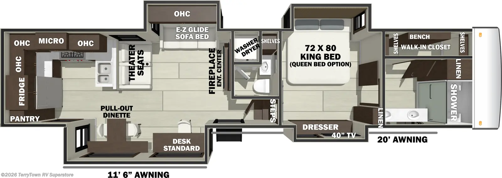 2026 RiverStone 39RKFB by Forest River from TerryTown RV Superstore in Grand Rapids, Michigan