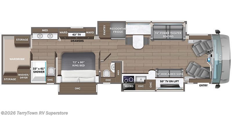 2026 Entegra Coach Cornerstone Reserve 45D - New Class A For Sale by TerryTown RV Superstore in Grand Rapids, Michigan