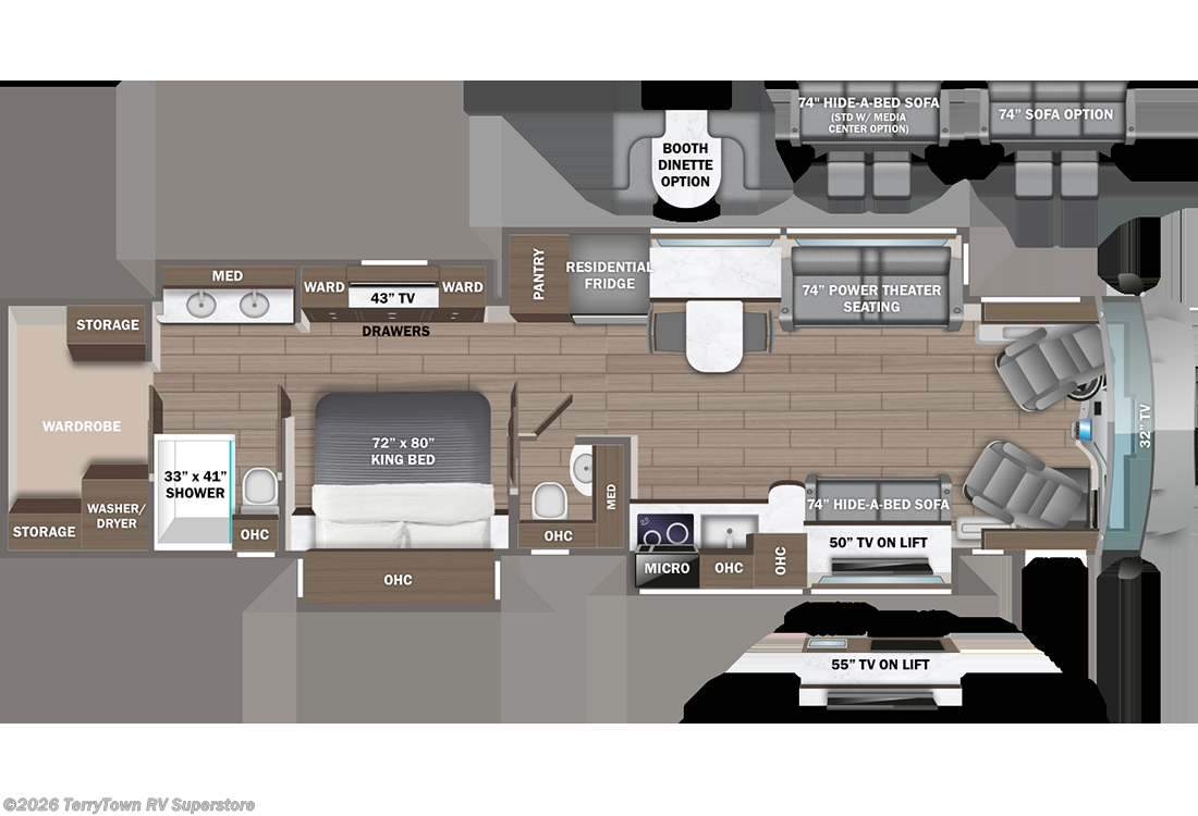 New 2026 Entegra Coach Cornerstone Reserve 45D available in Grand Rapids, Michigan