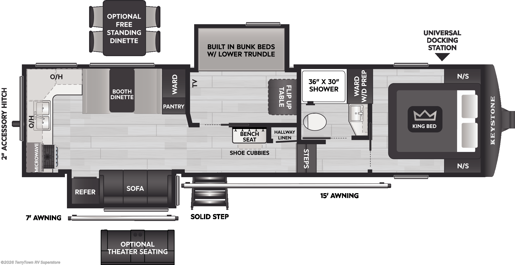 2026 Keystone Cougar Half-Ton 29MBD - New Fifth Wheel For Sale by TerryTown RV Superstore in Grand Rapids, Michigan