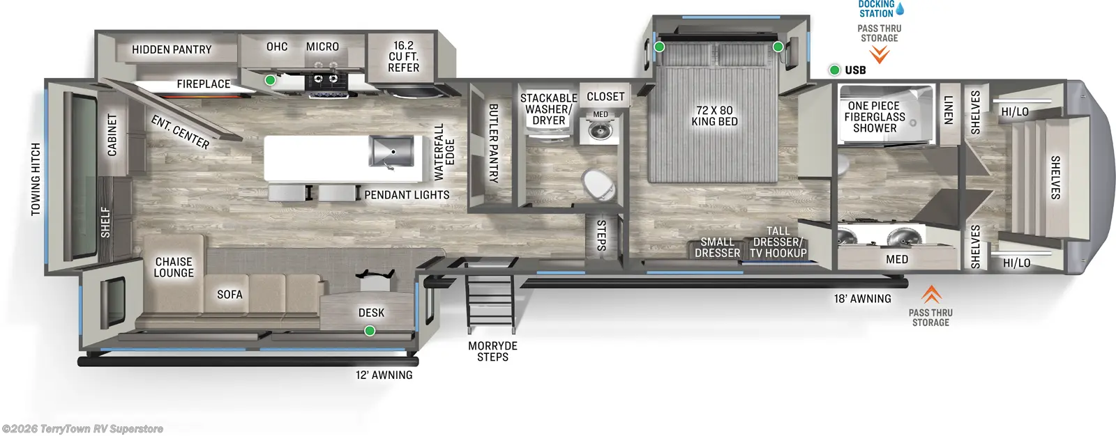 2026 Forest River Sandpiper 3900HBLR - New Fifth Wheel For Sale by TerryTown RV Superstore in Grand Rapids, Michigan