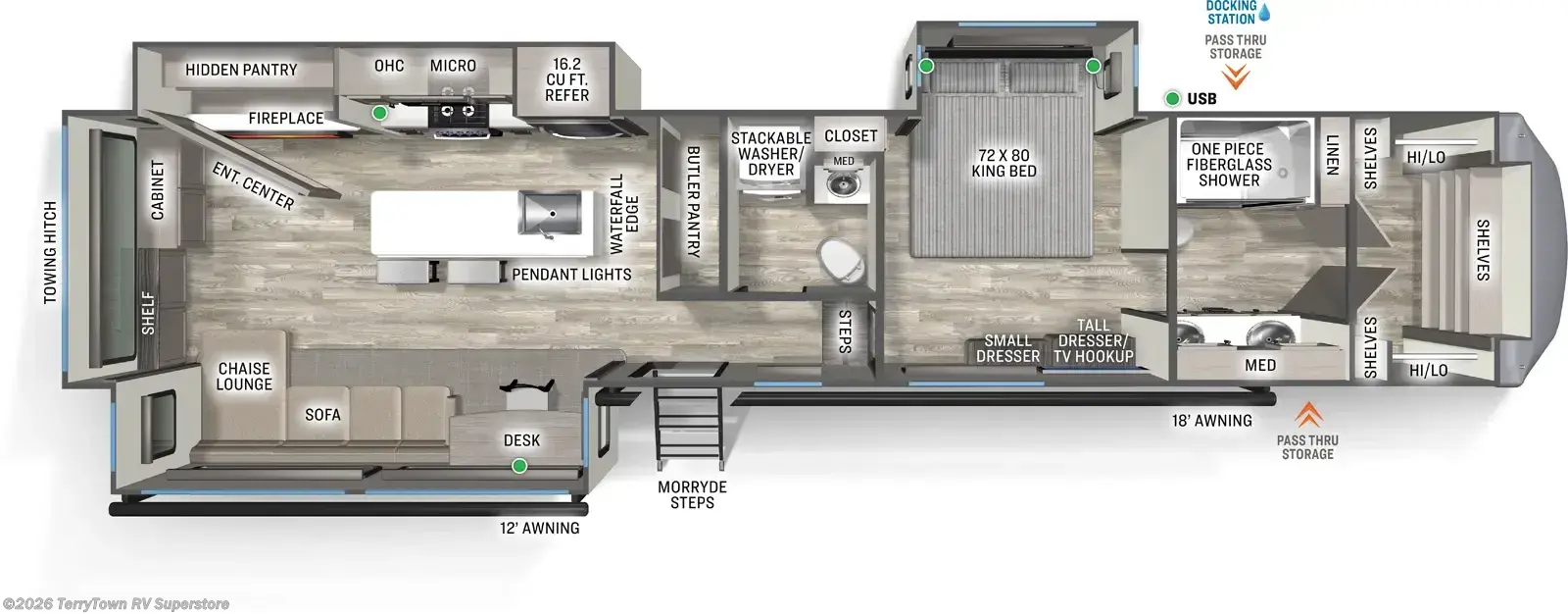 2026 Sandpiper 3900HBLR by Forest River from TerryTown RV Superstore in Grand Rapids, Michigan