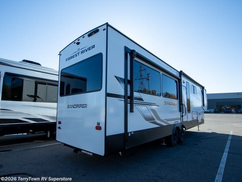 New 2026 Forest River Sandpiper 3900HBLR available in Grand Rapids, Michigan