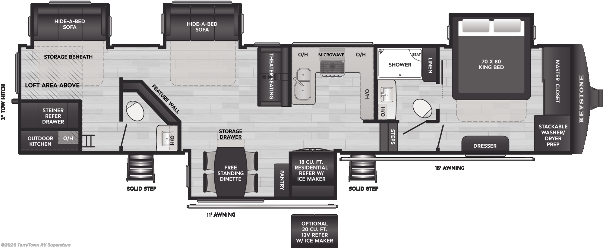 2026 Keystone Alpine Avalanche Edition 380LT - New Fifth Wheel For Sale by TerryTown RV Superstore in Grand Rapids, Michigan