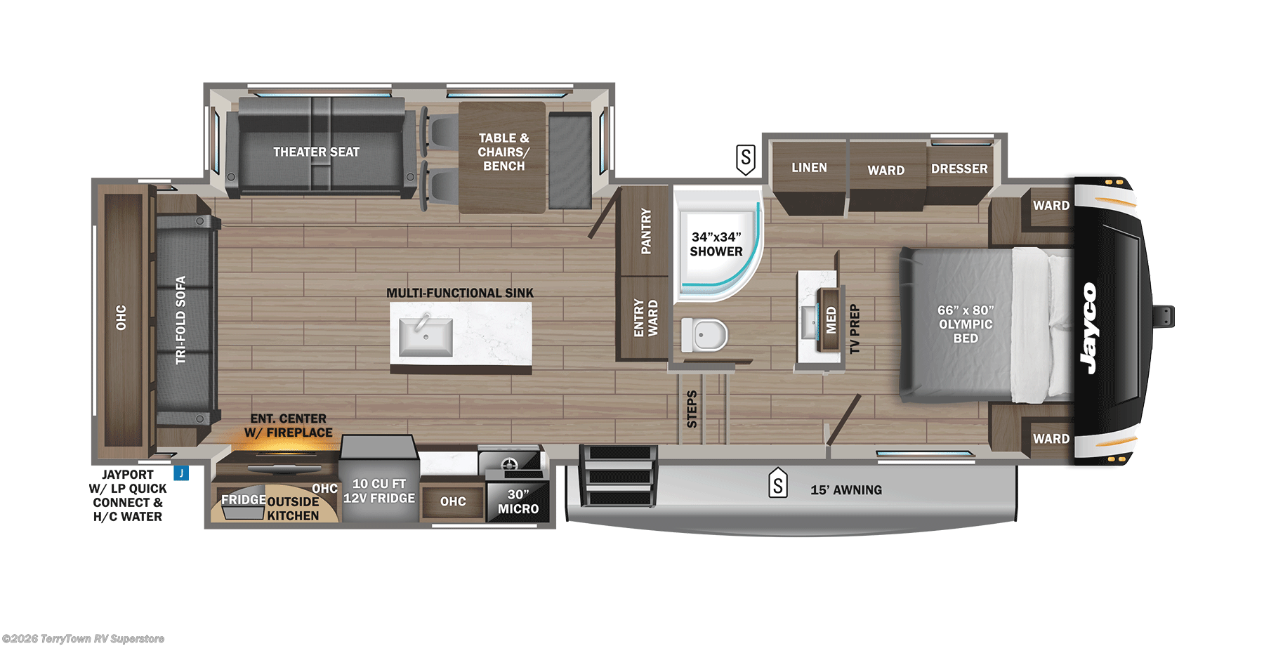 2026 Eagle HT 28CRT by Jayco from TerryTown RV Superstore in Grand Rapids, Michigan