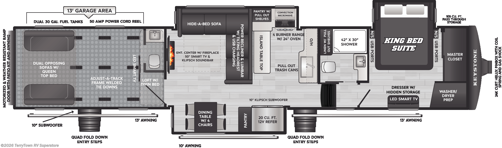 2026 Keystone Raptor 441HB - New Fifth Wheel For Sale by TerryTown RV Superstore in Grand Rapids, Michigan