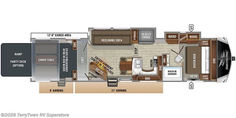 2020 Jayco Seismic 4013 - Used Fifth Wheel For Sale by TerryTown RV Superstore in Grand Rapids, Michigan
