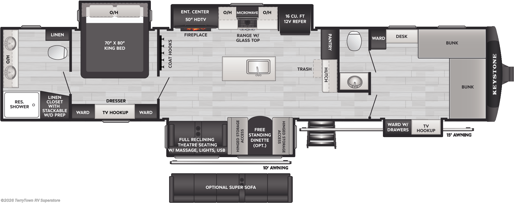 2026 Keystone Sprinter 3980FBS - New Fifth Wheel For Sale by TerryTown RV Superstore in Grand Rapids, Michigan