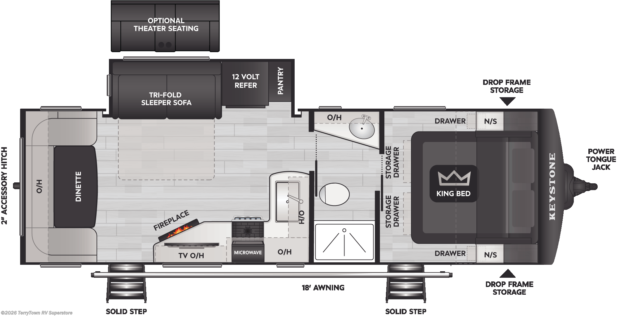 2026 Keystone Cougar Half-Ton 25RDS - New Travel Trailer For Sale by TerryTown RV Superstore in Grand Rapids, Michigan