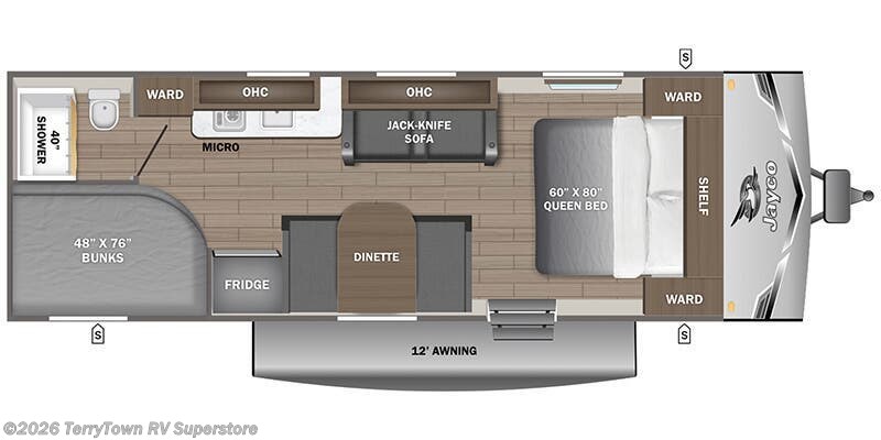 2026 Jayco Jay Flight SLX 250BHW - New Travel Trailer For Sale by TerryTown RV Superstore in Grand Rapids, Michigan