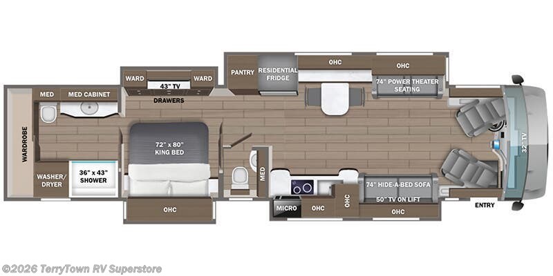 2026 Entegra Coach Cornerstone 45V - New Class A For Sale by TerryTown RV Superstore in Grand Rapids, Michigan